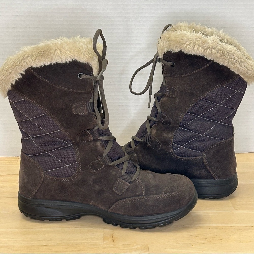 Columbia Lace Up Winter Boots/Womens/Size 7